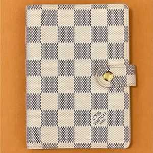 Louis Vuitton agenda pm in damier Azur